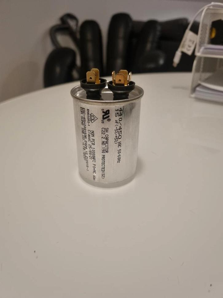 Samsung Condensator 2501-001233 – 15 µF 440/450V, Hobby en Vrije tijd, Elektronica-componenten, Ophalen of Verzenden