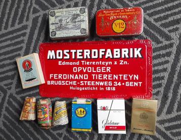 Karton  reclame  Mosterd  Tierenteyn  Gent beschikbaar voor biedingen