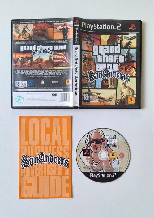 Grand Theft Auto San Andreas PS2 terminé, Consoles de jeu & Jeux vidéo, Jeux | Sony PlayStation 2, Utilisé, Aventure et Action