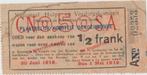 DENDERMONDE BON NATIONAAL HULP  1/2 FRANK  1 MEI 1916, Postzegels en Munten, Bankbiljetten | België, Ophalen of Verzenden