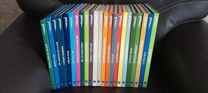BD TINTON ARCHIEVEN KLEUREN ATLAS HERGE MOULINSART, Verzamelen, Stripfiguren, Zo goed als nieuw, Kuifje, Ophalen
