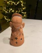 Kaarsenhoudertje terra cotta, Ophalen of Verzenden, Zo goed als nieuw