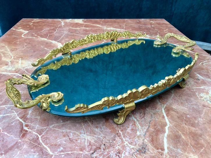 Spiegeldienblad, Antiek en Kunst, Antiek | Glaswerk en Kristal, Ophalen