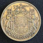 Canada - 50 cent 1939 - KM 36 - 119, Postzegels en Munten, Munten | Oceanië, Zilver, Ophalen of Verzenden, Losse munt