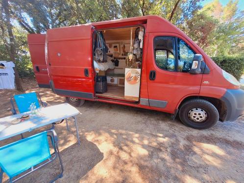 ZELFBOUW FIAT DUCATO CAMPER, 2012, EURO 5, lees beschrijving, Caravanes & Camping, Camping-cars, Particulier, Enlèvement