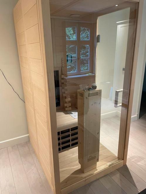 Luxe Infrarood cabine Glow 1/2 personen, Sport en Fitness, Sauna, Zo goed als nieuw, Infrarood, Ophalen