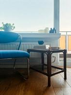 Rotan koffietafel met glasplaat, Huis en Inrichting, Tafels | Salontafels, Ophalen, Zo goed als nieuw