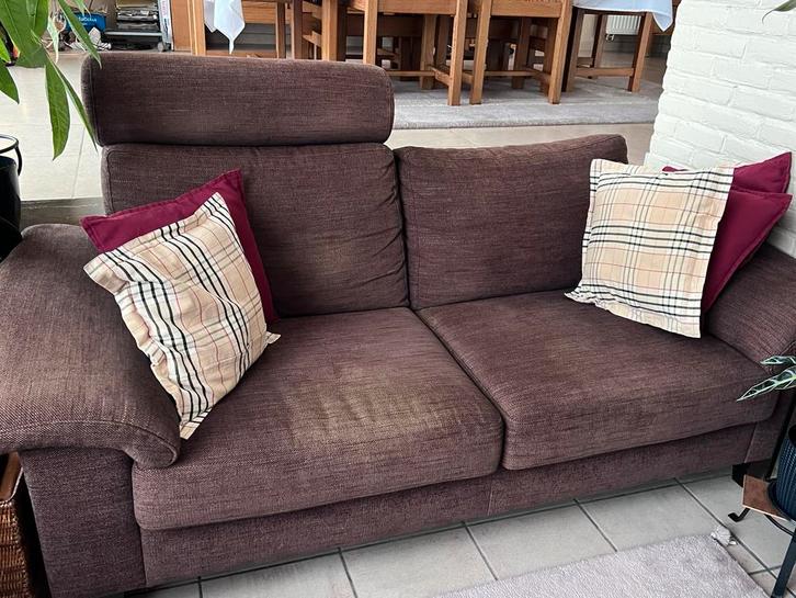 2-zit bankstel Ewald schillig, Huis en Inrichting, Zetels | Zetels, Gebruikt, Rechte bank, Tweepersoons, 150 tot 200 cm, 75 tot 100 cm