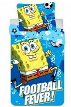 SpongeBob Baby Dekbedovertrek 90 x 140 cm, Nieuw, Blauw, Dekbedovertrek, Ophalen of Verzenden