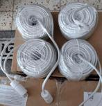 4 RJ45-kabels voor camera's en netwerken nieuw lengte: 12 m, Nieuw