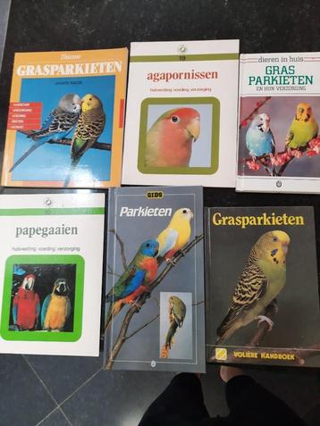 Boeken over parkieten/Papegaaien/Agapornissen beschikbaar voor biedingen