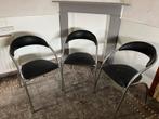 stoel, Huis en Inrichting, Stoelen, Ophalen, Gebruikt, Drie, Zwart