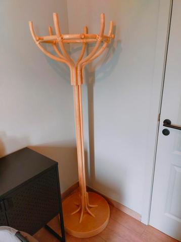 Vintage boho bamboe kapstok  beschikbaar voor biedingen