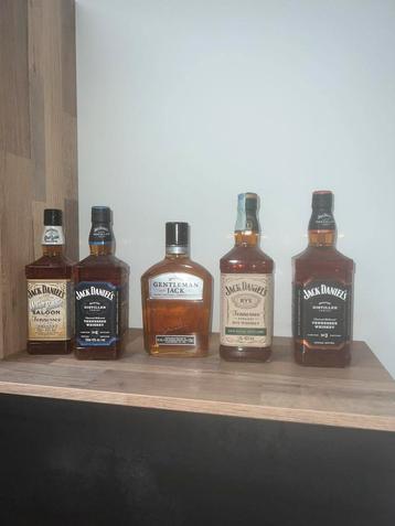 Lots de 5 bouteilles de jack daniel’s, Enlèvement ou Envoi, Comme neuf