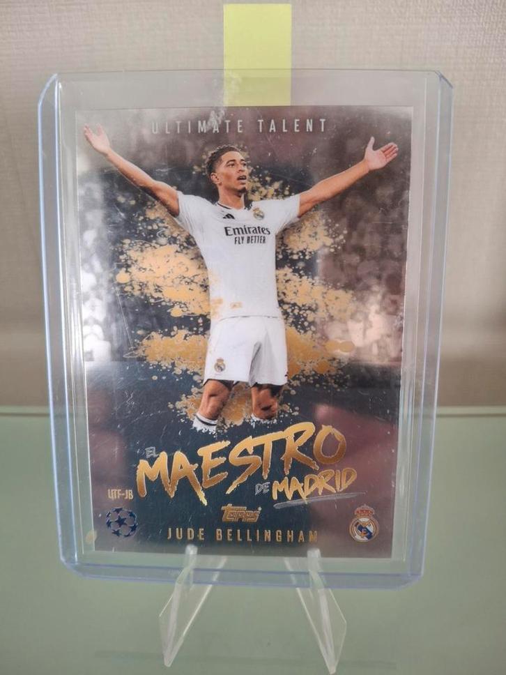El Maestro De Madrid UTF-JB Bellingham Match Attax 24-25, Hobby en Vrije tijd, Verzamelkaartspellen | Overige, Zo goed als nieuw