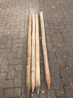 4 Houten palen, Ophalen, Zo goed als nieuw, Palen
