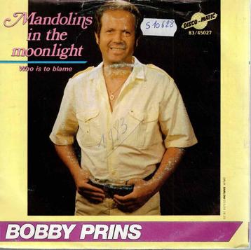 Vinyl, 7"   -    Bobby Prins – Mandolins In The Moonlight beschikbaar voor biedingen