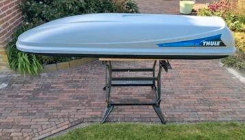 Dakkoffer THULE Ocean 500 grijs  220cm, Autos : Divers, Coffres de toit, Enlèvement, Comme neuf