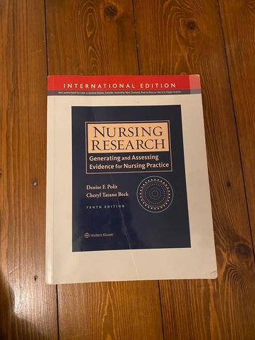 Nursing Research: Generating and Assessing Evidence beschikbaar voor biedingen