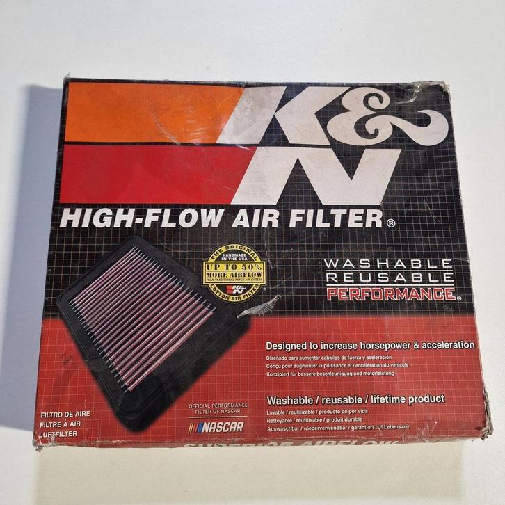 K & N KN sportluchtfilter BMW 1 serie 118d motorcode N47 E81, Autos : Divers, Tuning & Styling, Enlèvement ou Envoi
