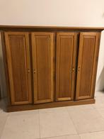 EIKEN KAST vierdeur massief, Huis en Inrichting, Kasten | Dressoirs, Ophalen of Verzenden, Eikenhout
