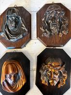 Jezus en maria hoofden., Antiek en Kunst, Ophalen