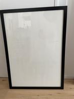 zwarte kader 54 x 74 - ikea nyttja, Autres matériaux, Enlèvement, Utilisé, 50 à 75 cm