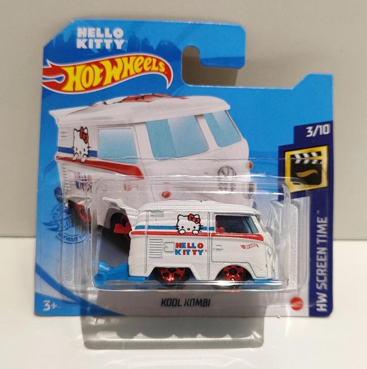 Hot Wheels Hello Kitty Kool Kombi (2021), Hobby en Vrije tijd, Modelauto's | Overige schalen, Ophalen of Verzenden