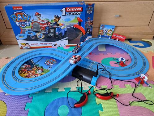 Carrera racebaan Paw Patrol, Kinderen en Baby's, Speelgoed | Racebanen, Gebruikt, Racebaan, Overige aandrijving, Carrera, Ophalen