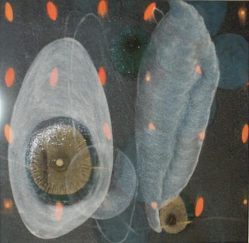 Brendan Kelly (1970): Flotsam 2005 (O/D, 59 x 58 cm), Antiquités & Art, Art | Peinture | Moderne, Enlèvement ou Envoi
