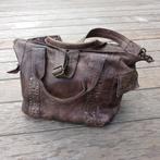kalflederen handtas Bruno Rossi Firenze, Handtassen en Accessoires, Tassen | Damestassen, Ophalen, Zo goed als nieuw, Bruin, Handtas