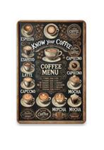 Koffie blikken decoratie plaat, Ophalen of Verzenden, Zo goed als nieuw, Reclamebord