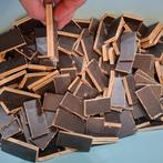 Wiggen van 9 mm, Ophalen, Zo goed als nieuw, Hout, Parket