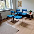 Lot de 4 chaises scandinaves, Huis en Inrichting, Stoelen, Ophalen, Gebruikt, Blauw, Vier