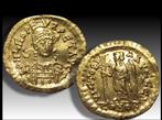 Romeinse Rijk. Leo I the Thracian (AD 457-474). Goud Solidus, Ophalen of Verzenden