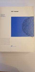 SAS manuel d'utilisation, Livres, Enlèvement, Utilisé, Autres niveaux, SAS institute
