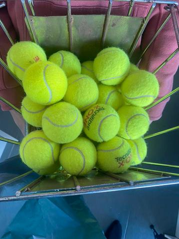 Gebruikte tennisballen