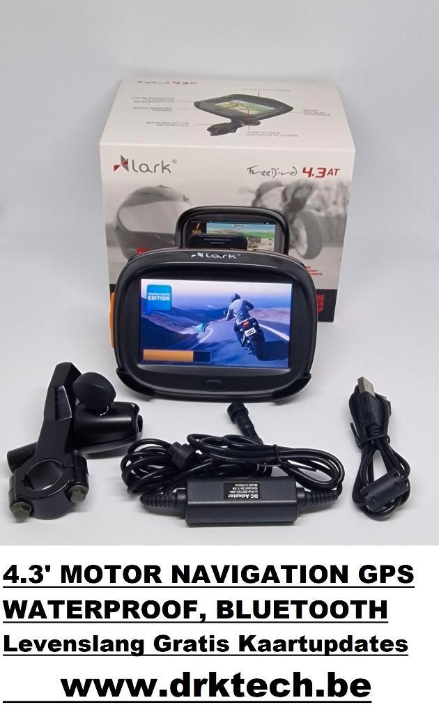 4.3” Waterdicht Motor GPS Navigatiesysteem –LARK FREEBIRD-BT, Motos, Accessoires | Systèmes de navigation, Neuf, Enlèvement ou Envoi