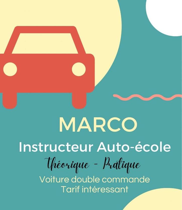 Moniteur de conduite, Diensten en Vakmensen, Bijles, Privé-les en Taalles, Bijles, Privéles