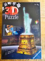 Puzzle 3D Ravensburger Statue de la Liberté avec LED, Hobby & Loisirs créatifs, Enlèvement ou Envoi, Neuf