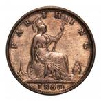 Queen Victoria (1838 - 1901) 1 farthing 1860, Postzegels en Munten, Munten | Europa | Niet-Euromunten, Ophalen of Verzenden