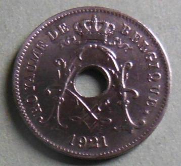 1921 10 centimes FR Albert 1er, Timbres & Monnaies, Envoi, Métal, Monnaie en vrac