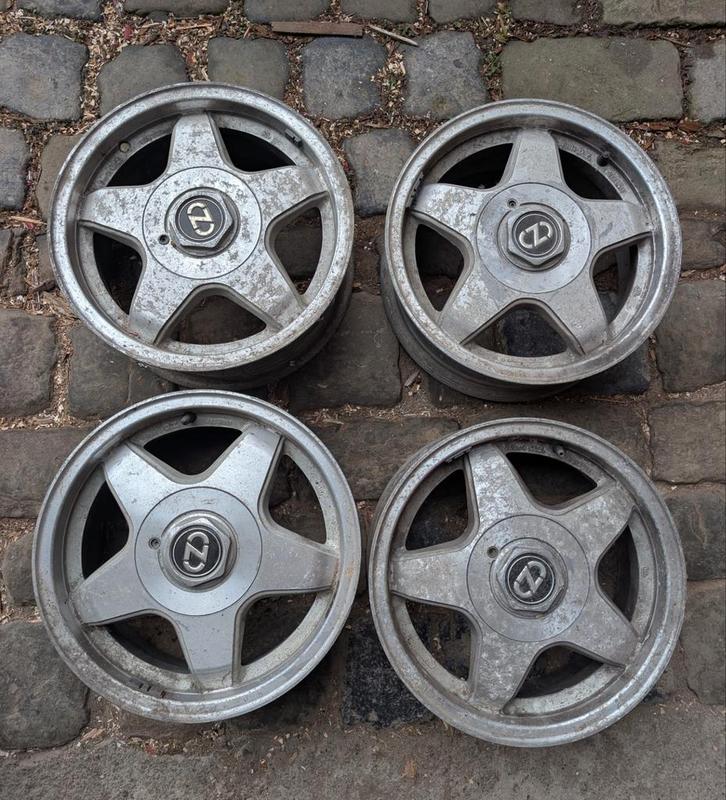 Jantes Ruote O.Z. 14" 4x108, Autos : Divers, Enjoliveurs, Utilisé, Enlèvement