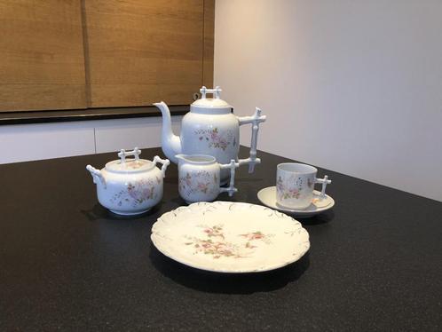 Romantisch koffieservies, Antiek en Kunst, Antiek | Servies compleet, Ophalen