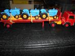 Matchbox King Size Transporteur Farmer avec 3 Tracteur Ford, Ophalen of Verzenden, Matchbox