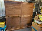 Meuble de bibliothèque en bois 194 cm L x 200 cm H x 50 cm P, Maison & Meubles, 25 à 50 cm, 150 à 200 cm, Utilisé, 150 à 200 cm