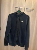 Nike hoodie met rits, Ophalen, Zwart, Nike, Gedragen