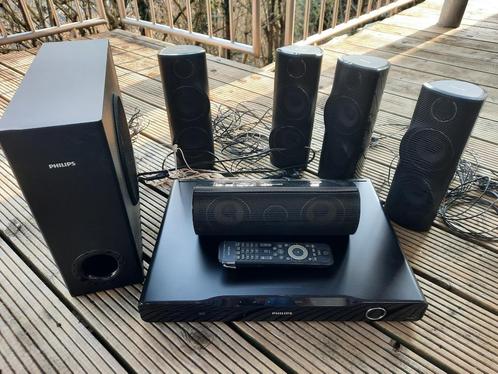 Philips HTS5520 thuisbioscoop, Audio, Tv en Foto, Home Cinema-sets, Gebruikt, Dvd-speler, 5.1-systeem, Philips, Ophalen