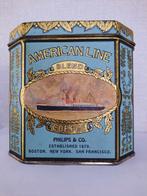 American Line Blend koffie tin door Philips & co, Comme neuf, Enlèvement ou Envoi, Café