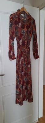 Lange jurk met slang print, Maat 38/40 (M), Ophalen of Verzenden, Zo goed als nieuw, Rood